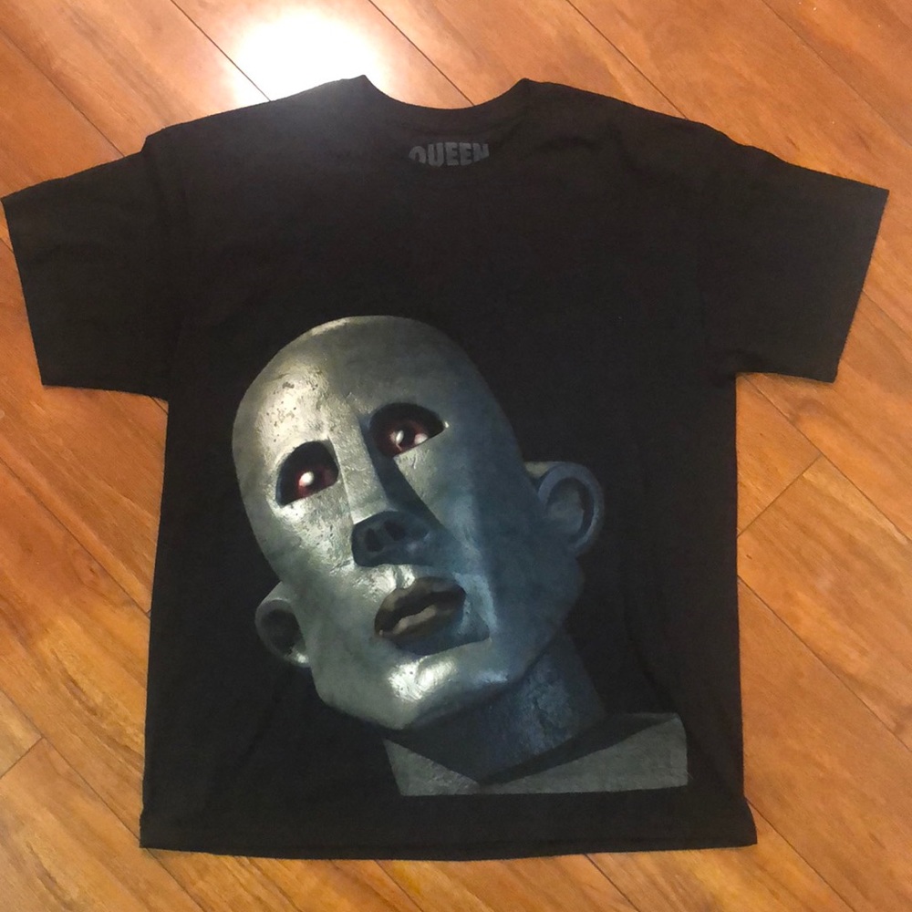 Queen 2017 robot tour shirt adam Lambert vintage